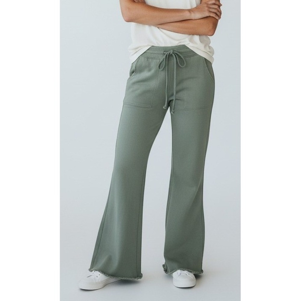 Aerie Sage Green Flare Sweatpants XS